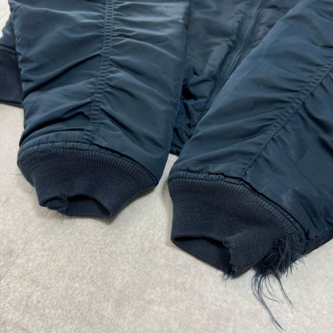 希少　Schott USA製　フライトジャケット　CWU-R ネイビー　XXL