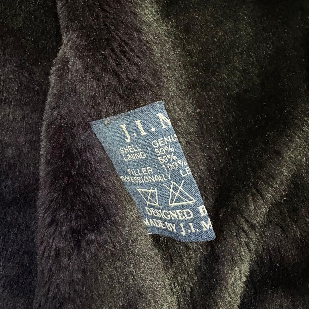 JIMSINN ジムズイン 本革　中ボア　ダブルライダース 柔らかい革　極暖