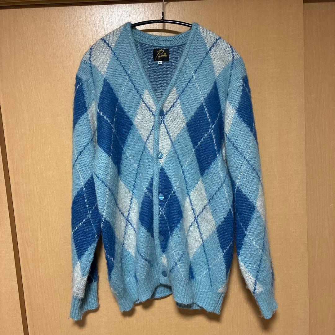 Needles アーガイル柄 カーディガン XS