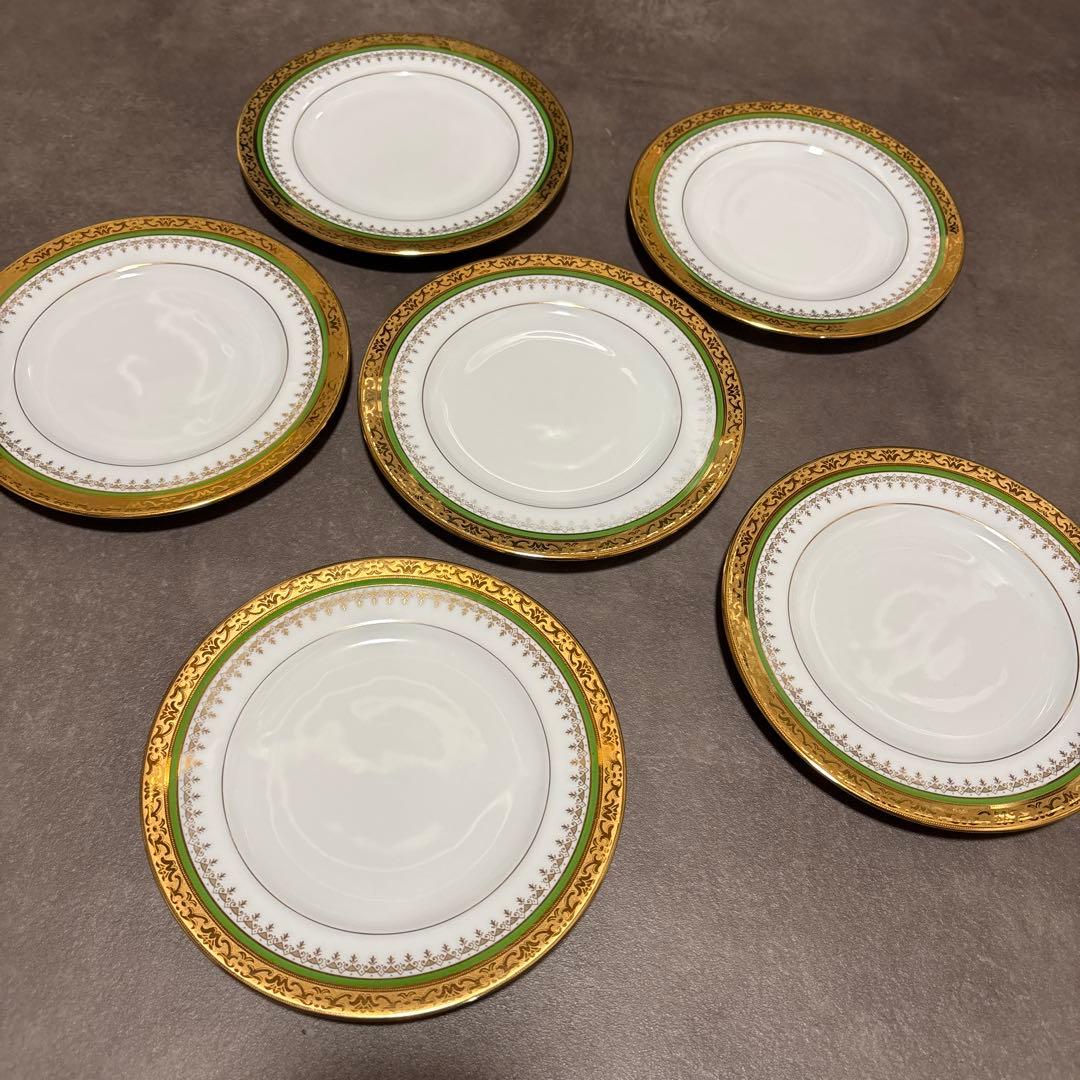 リモージュ Yves DEGOT 18センチプレート 6枚セット