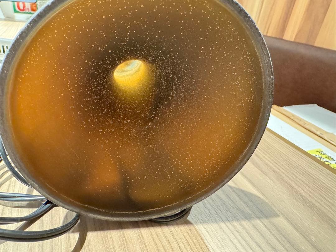 ガレ風　キノコ型ランプ　アンティーク