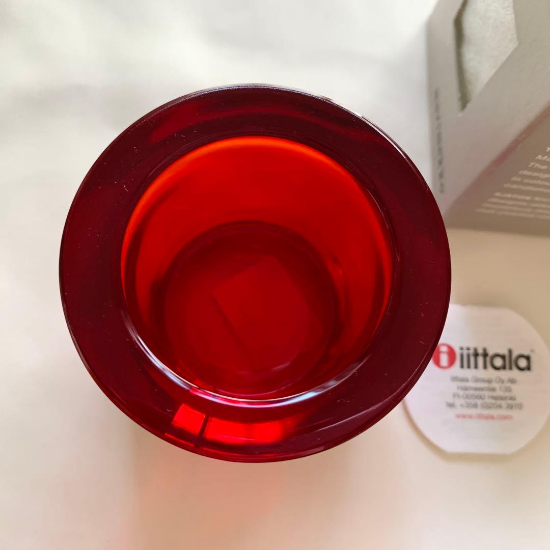  KIVI キャンドルホルダー　レッド　60mm