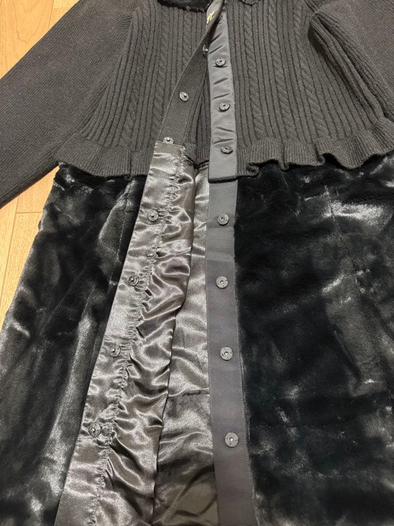 最終値下げ！Super Beauty フアーコート カーディガン 4way 42