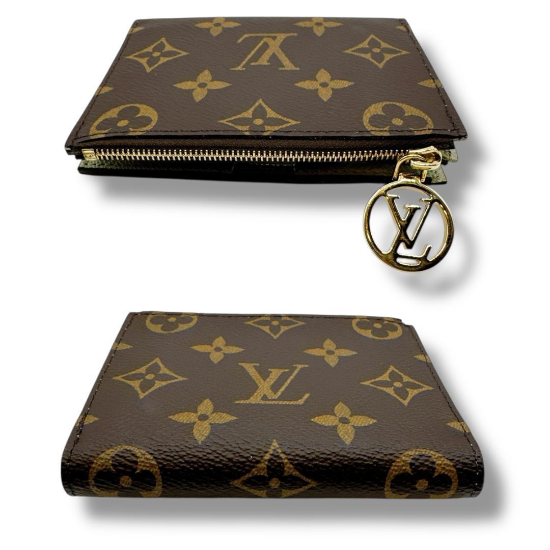 ルイヴィトンM11380 ポルトフォイユリサ コンパクトウォレット 2つ折り財布