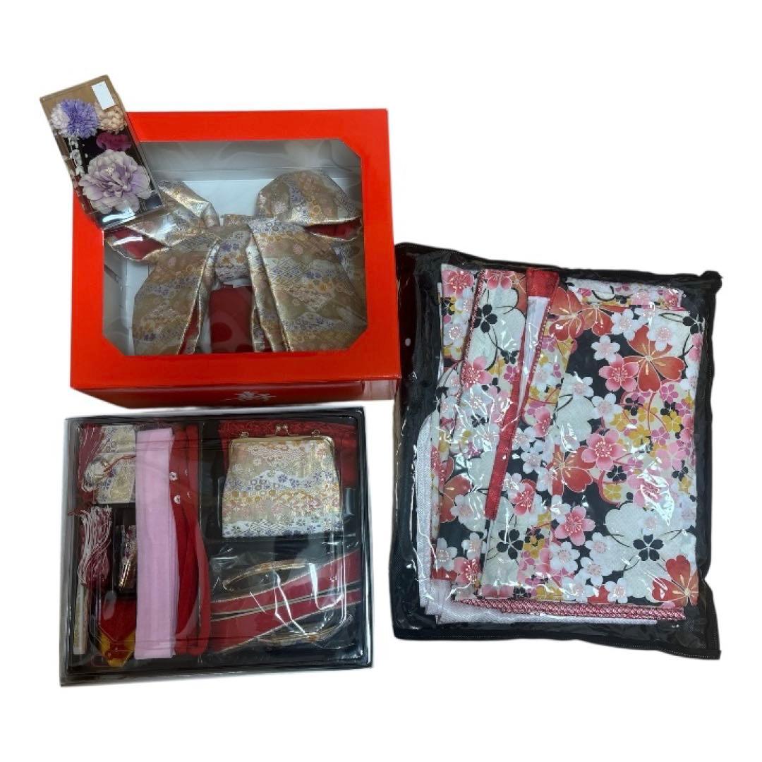 七五三 着物セット 花柄　7歳　リョウコキクチ