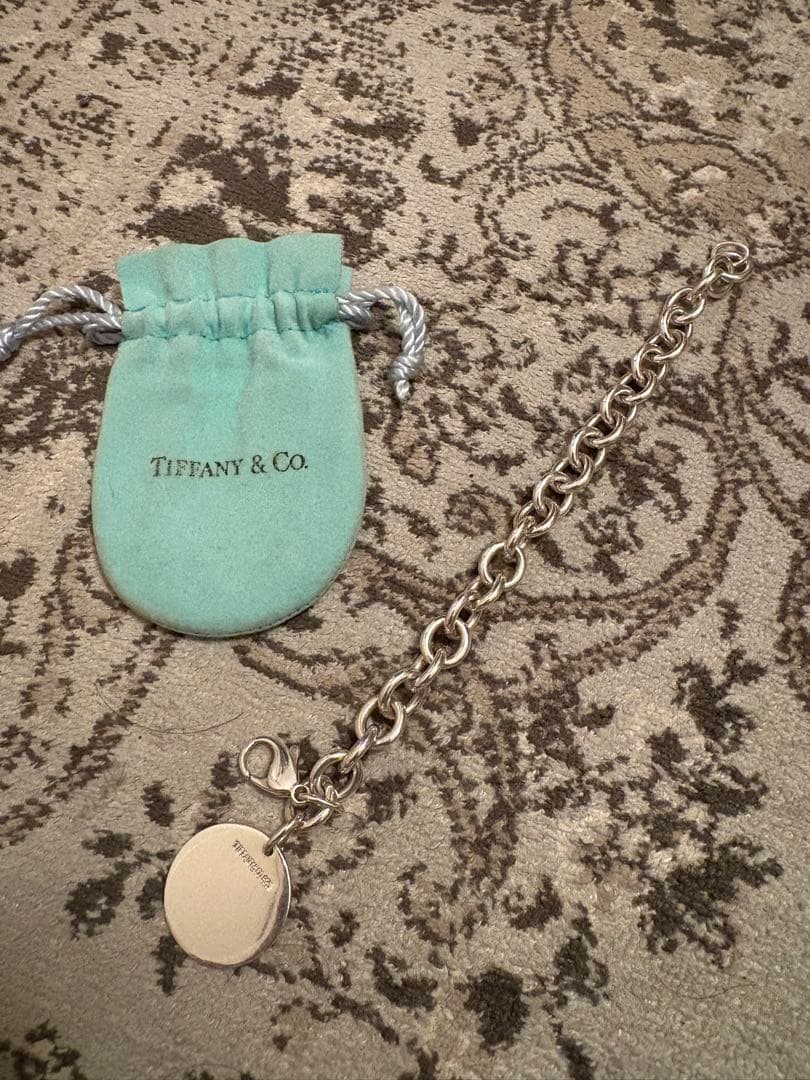 ホ*ー様 Old Tiffany & Co. ラウンドタグ ブレスレット