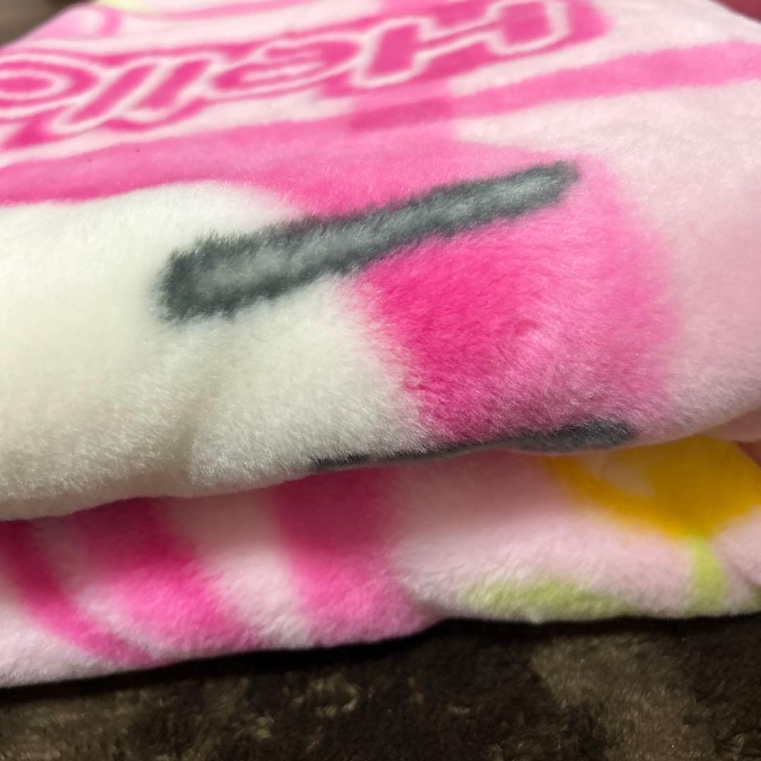 希少　平成　レトロ　ファンシー　サンリオ　チューリップキティ　ブランケット　毛布
