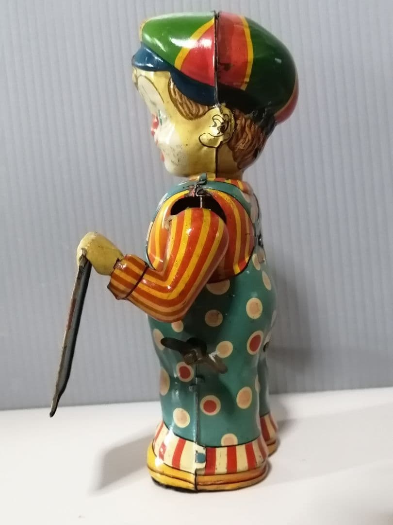 お*ん様 サーカスボーイ　ブリキ　ゼンマイ　日本製　日光玩具工業