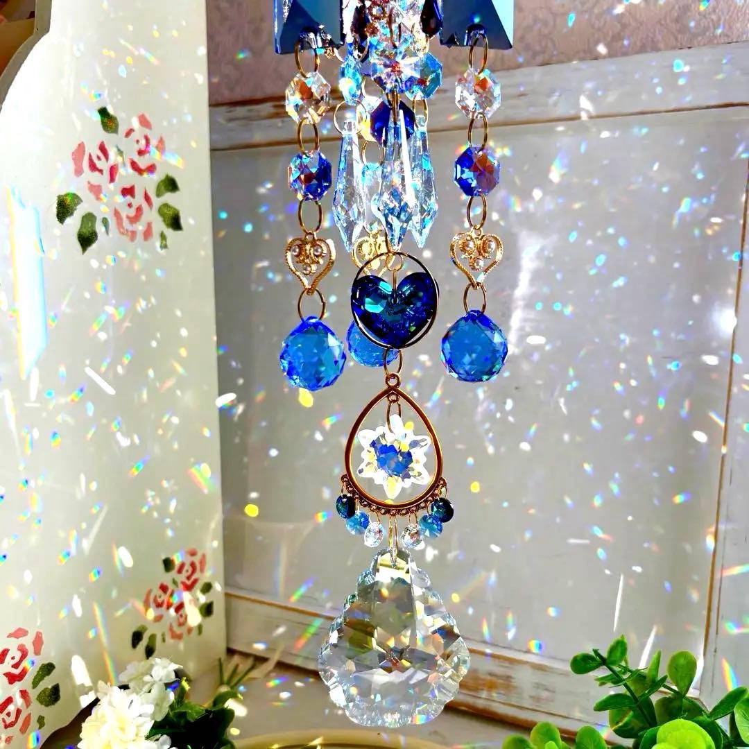 アラベスク✩.*˚ SWAROVSKIシャンデリア風サンキャッチャー