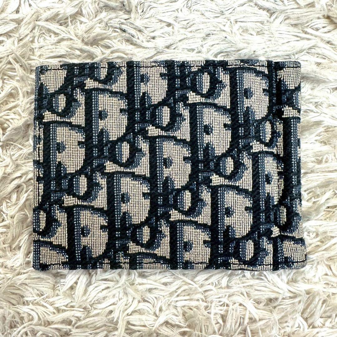 【未使用級】ディオール マネークリップ トロッター オブリーク ジャガード