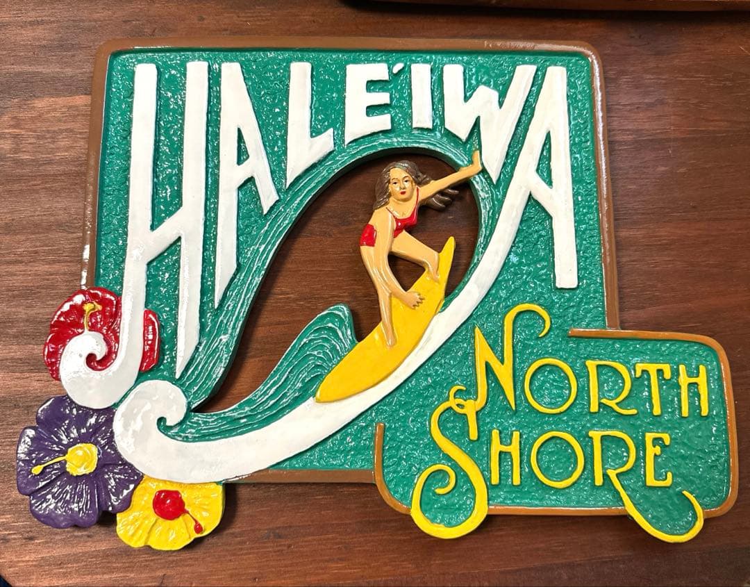 ハワイ Hawaii ノースショア　看板 SURF-N-SEA