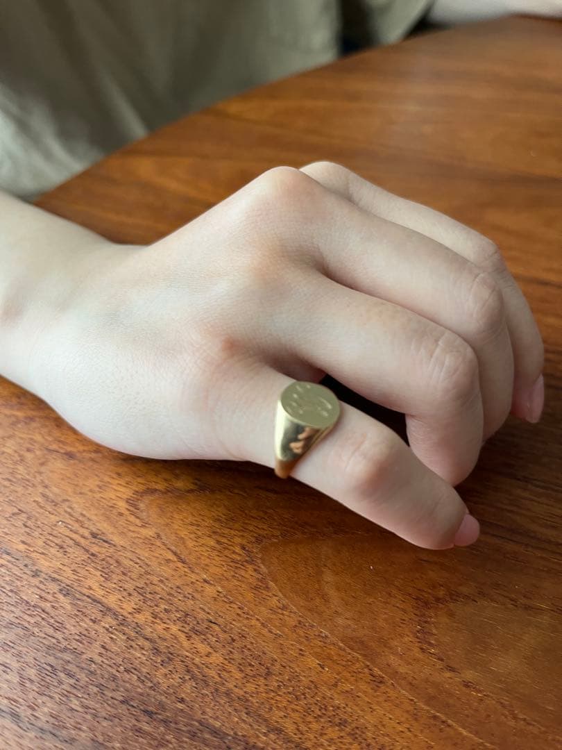【在庫ラスト】ヴィンテージ 10K G.F シグネットリング 9.5号 US製