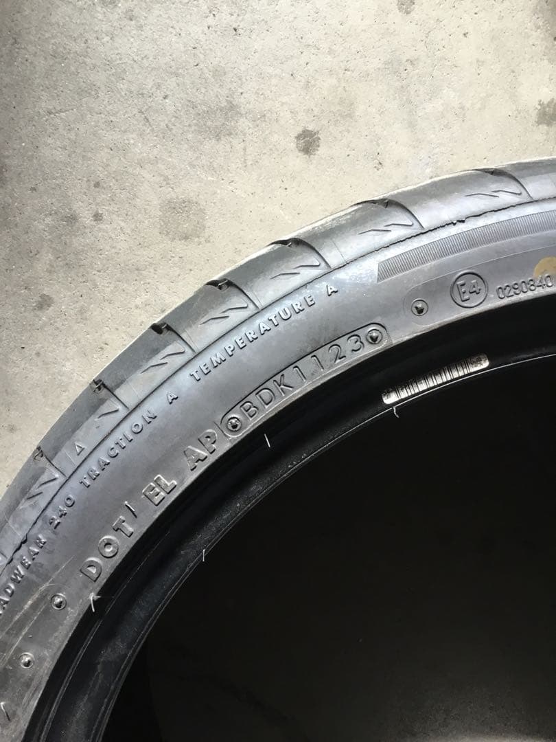 Bridgestone POTENZA 007 19インチ タイヤ 2本セット