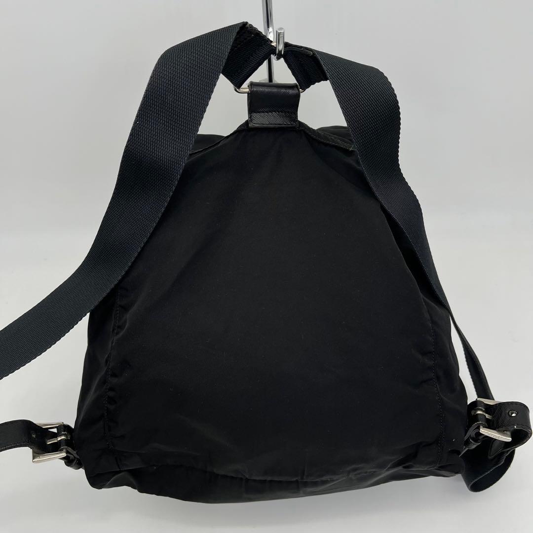 PRADA リュック バックパック 三角ロゴ テスートナイロン 黒 男女可能