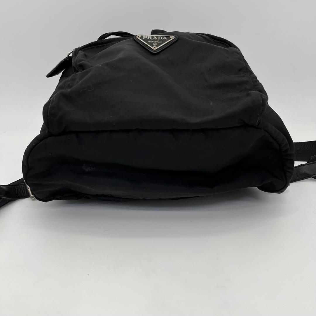 PRADA リュック バックパック 三角ロゴ テスートナイロン 黒 男女可能