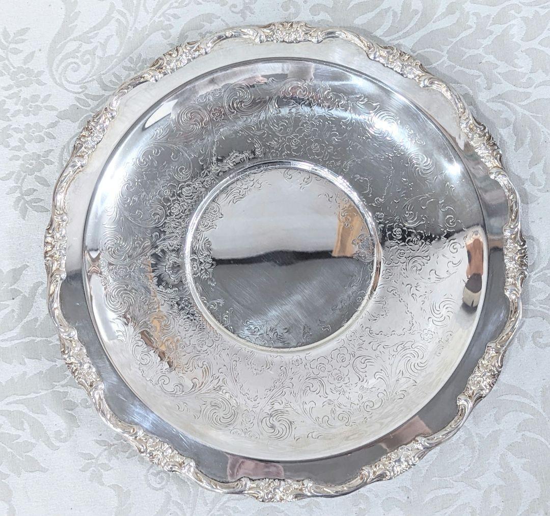 【昭和レトロ】アメリカ　ヴィンテージ　シルバートレイ　シルバートレー