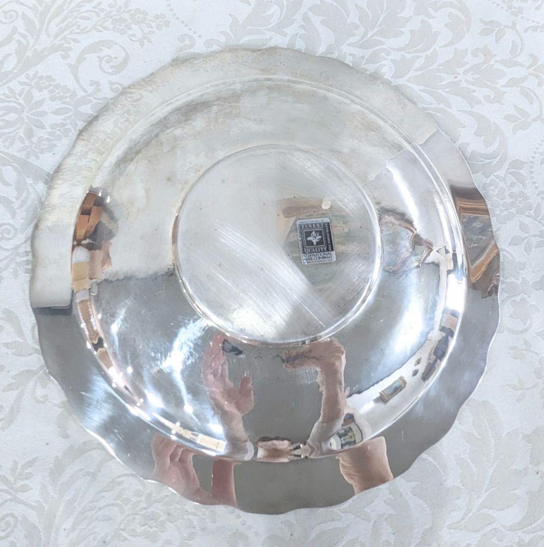 【昭和レトロ】アメリカ　ヴィンテージ　シルバートレイ　シルバートレー