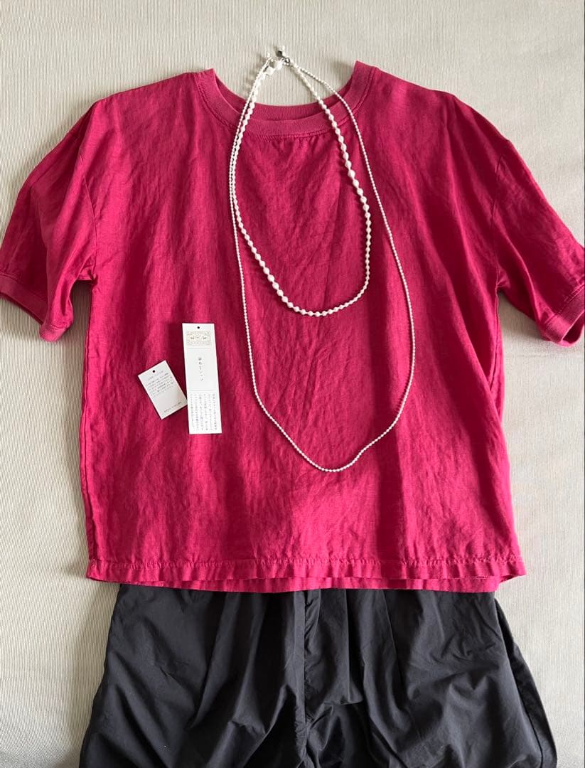 中川政七商店♦︎麻布Tシャツ♦︎レア♦︎牡丹