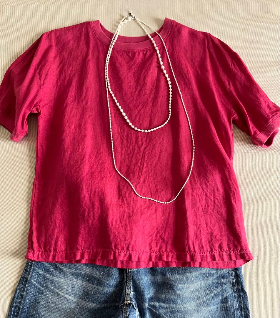 中川政七商店♦︎麻布Tシャツ♦︎レア♦︎牡丹