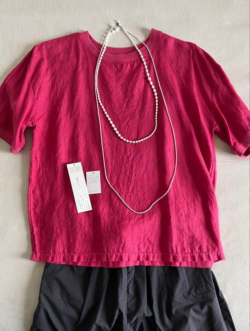 中川政七商店♦︎麻布Tシャツ♦︎レア♦︎牡丹