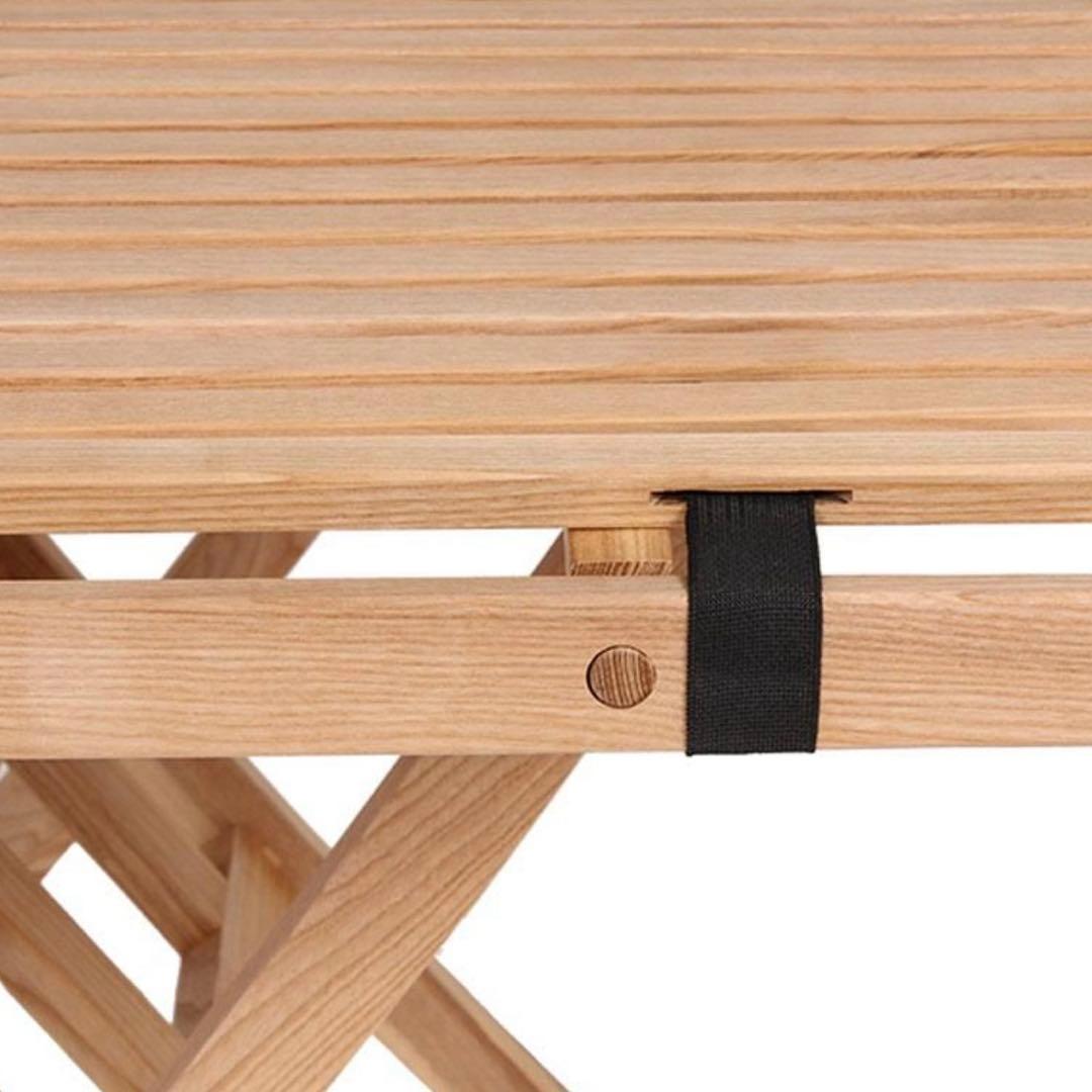 バイヤー　BYER 天然木製　ロールトップテーブル　★新品★ダルトンクロス付