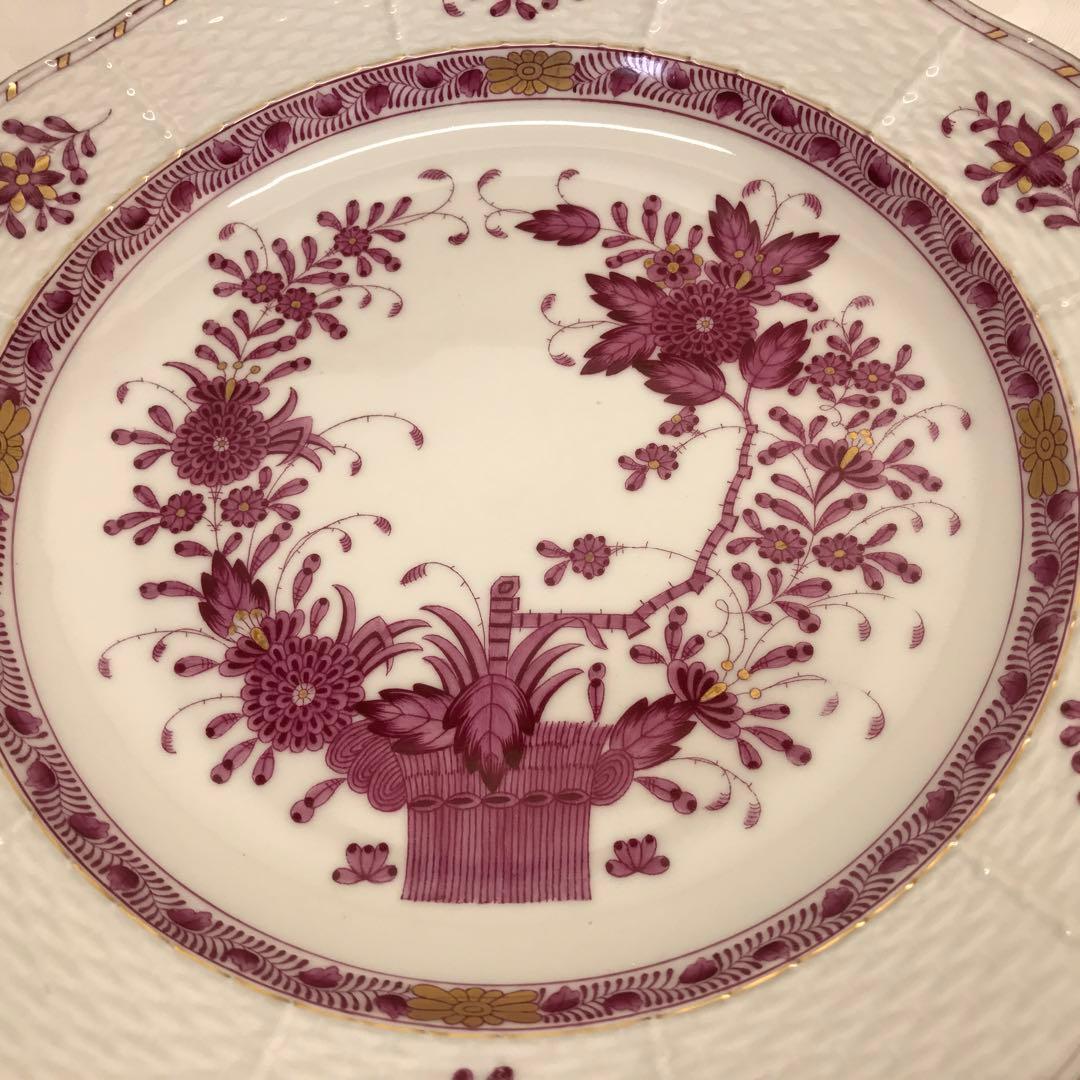 ヘレンド新品インドの華　プレート　25cm 1枚