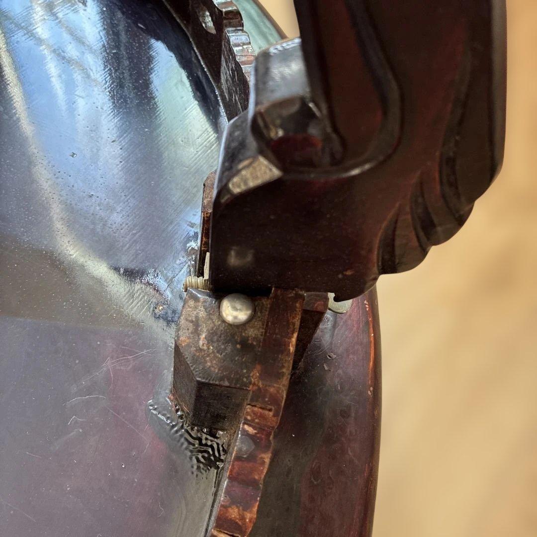 螺鈿細工 鳳凰 円形座卓テーブル 黒漆塗 直径90cm 横浜現地渡し