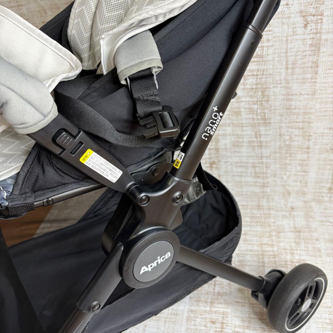 アップリカ ナノスマートプラス 折りたたみ ベビーカー コンパクト