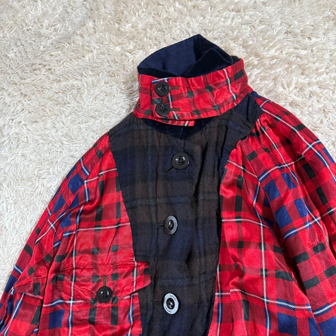 ジャケット・アウター sacai 20AW Reversible Check Coat