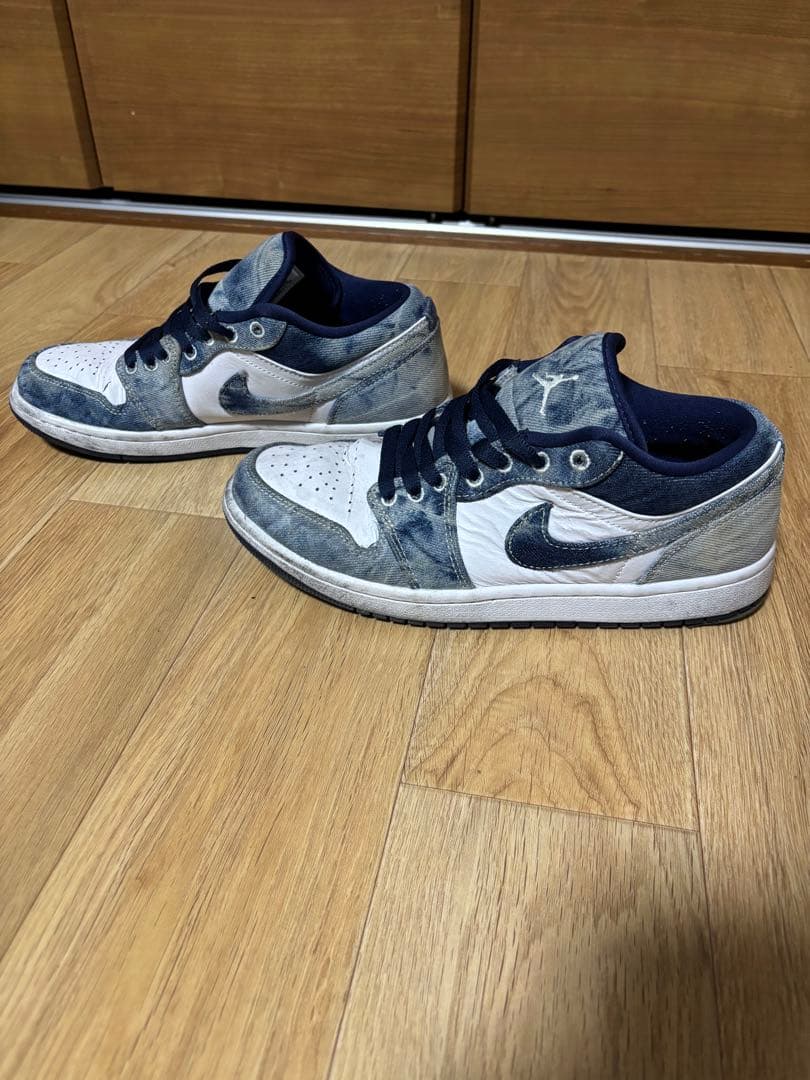 NIKE Air Jordan 1 Low ウォッシュドデニム