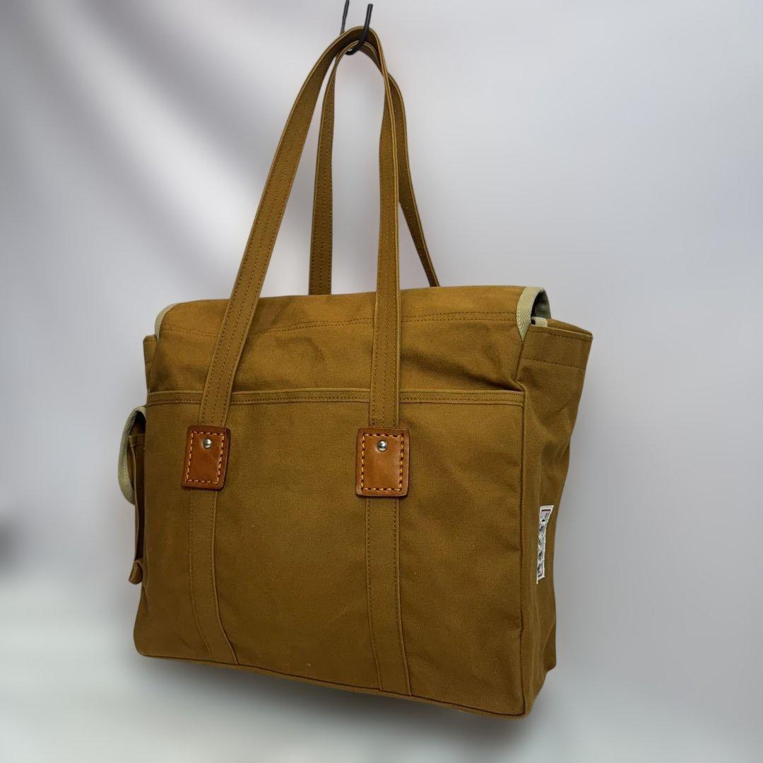 一澤帆布　信三郎　ブラウン系　トートバッグ