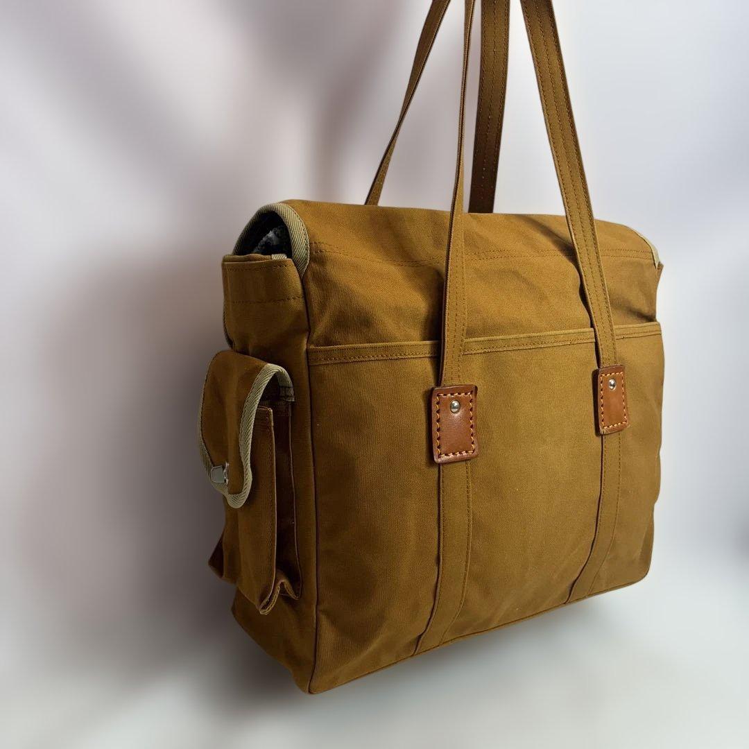 一澤帆布　信三郎　ブラウン系　トートバッグ