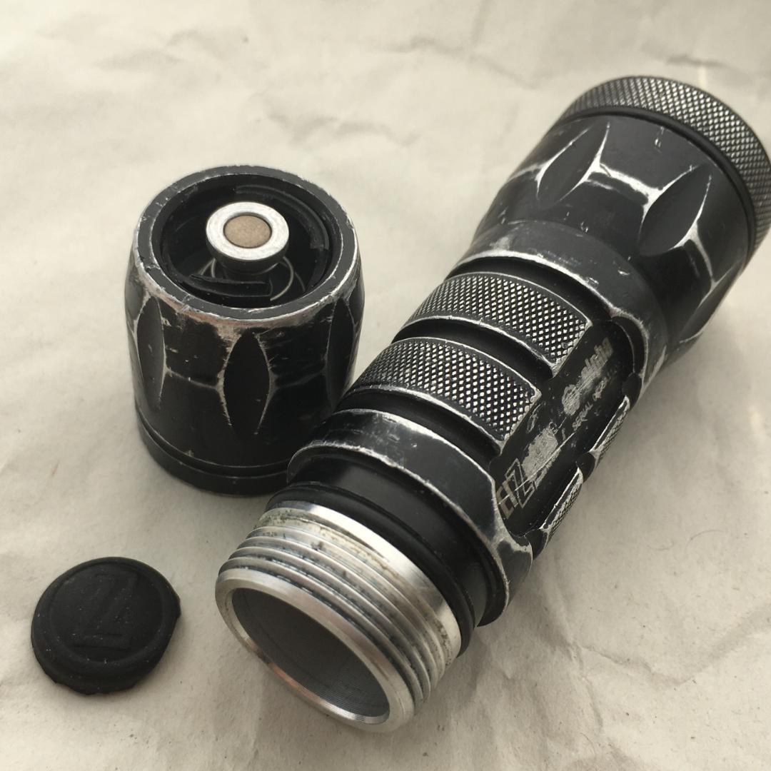 日亜519A 5000k ELZETTA Alpha CR123A 電池1本