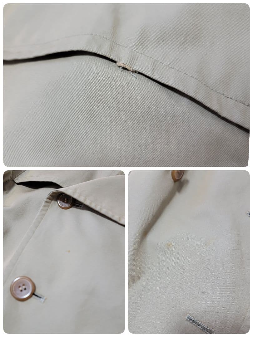 薄玉虫 80'S バーバリー BURBERRY トレンチコート TRENCH40