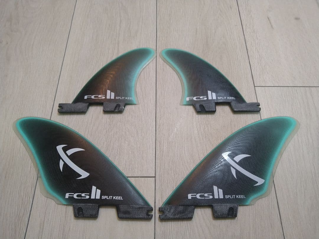 FCS2 SPLIT KEELエフシーエス2 スプリットキール クワッド フィン
