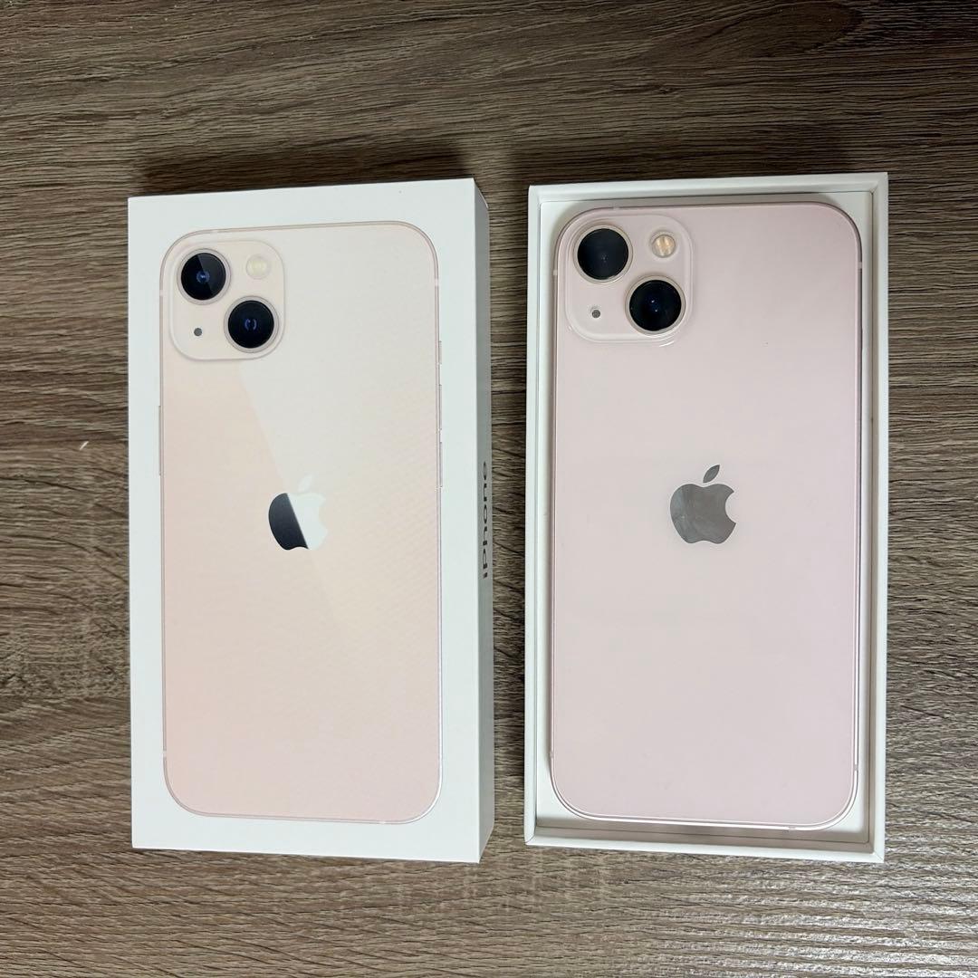 Apple iPhone 13 ピンク 256GB iFace＆フィルム＆箱付き