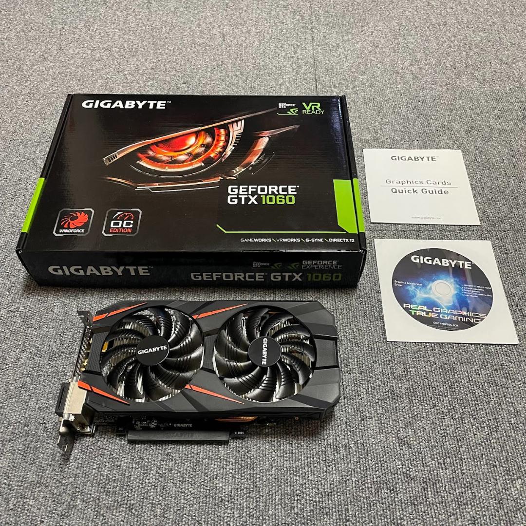 正常動作品 GIGABYTE GeForce GTX 1060 6GB