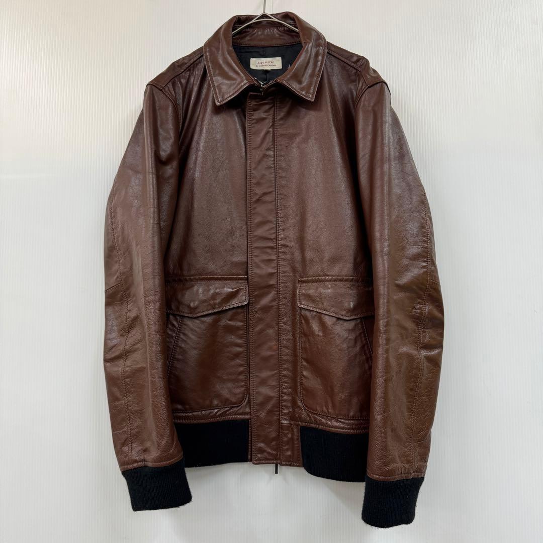 HIROMICHI ヒロミチ レザー シングル ライダース ジャケット