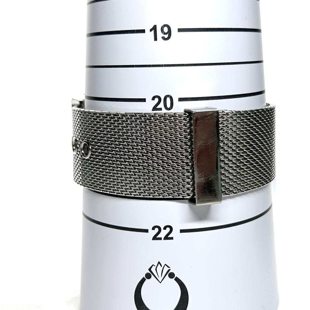 新品電池 稼働 ジャンポールゴルチエ QZ カットガラス シルバー メンズ