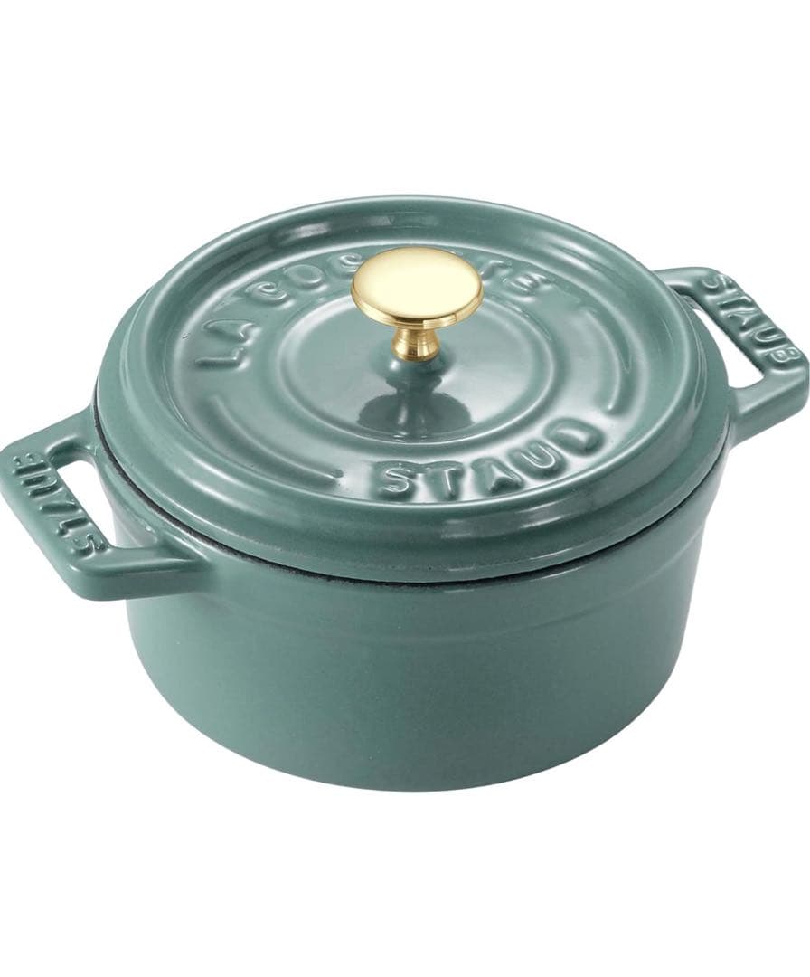 ラスト一個staub ストウブ 「 ミニ ピコ ココット ラウンド ユーカリ 」