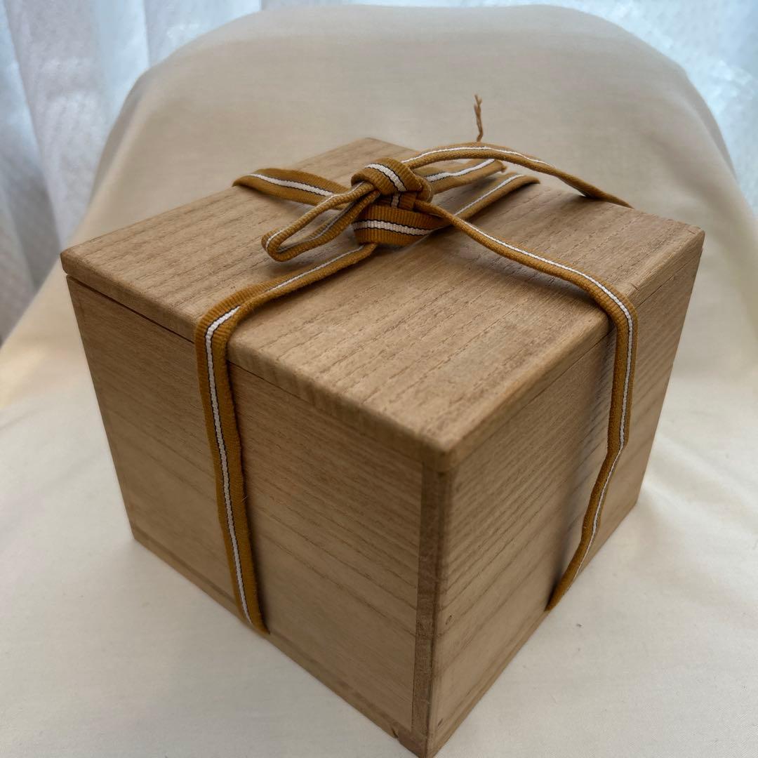 ◉本日限定◉山本教行　灰釉刷毛目茶盌　岩井窯　共箱　民藝