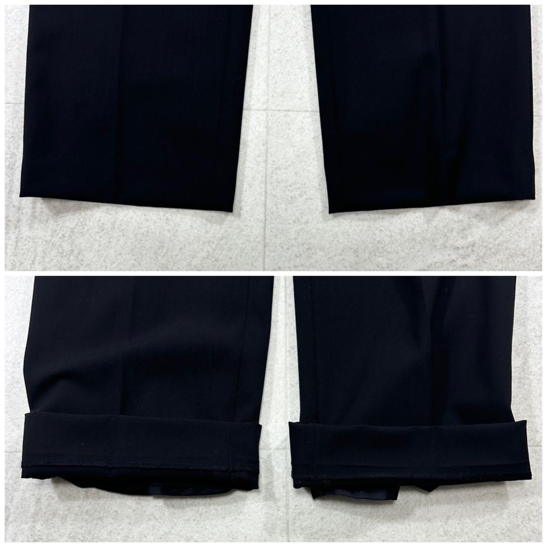 美品 大きいサイズ【バーバリーロンドン】セットアップ スーツ ロゴボタン 黒