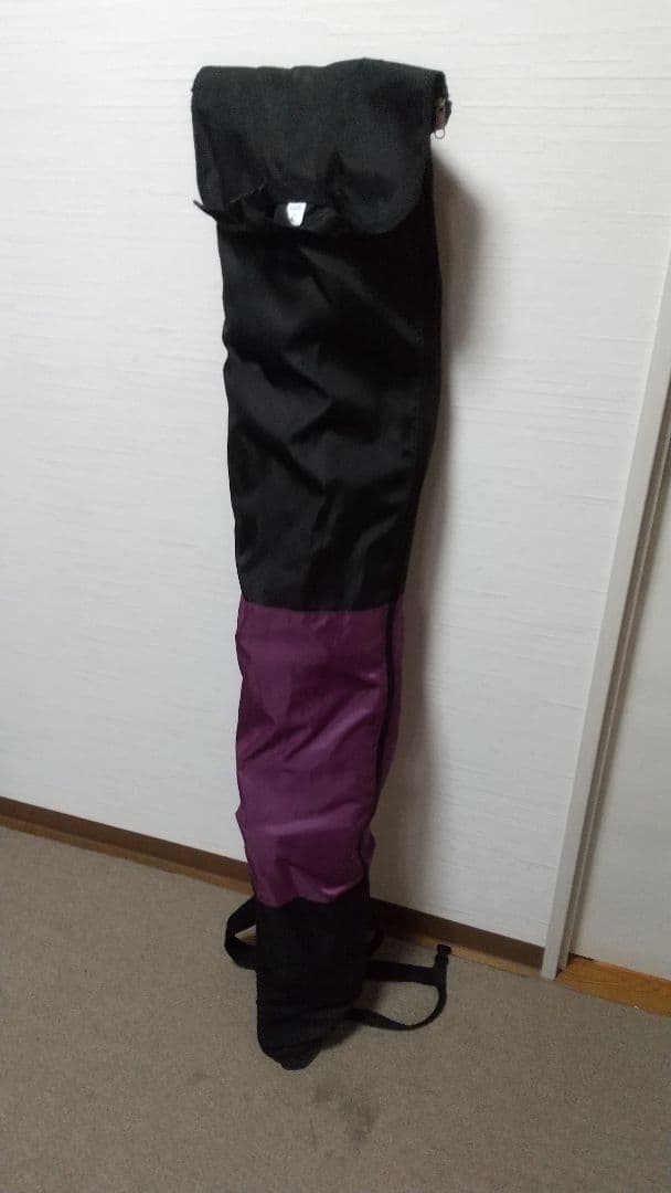 chae様用 スキー板ケース 黒紫 ショルダーストラップ付き