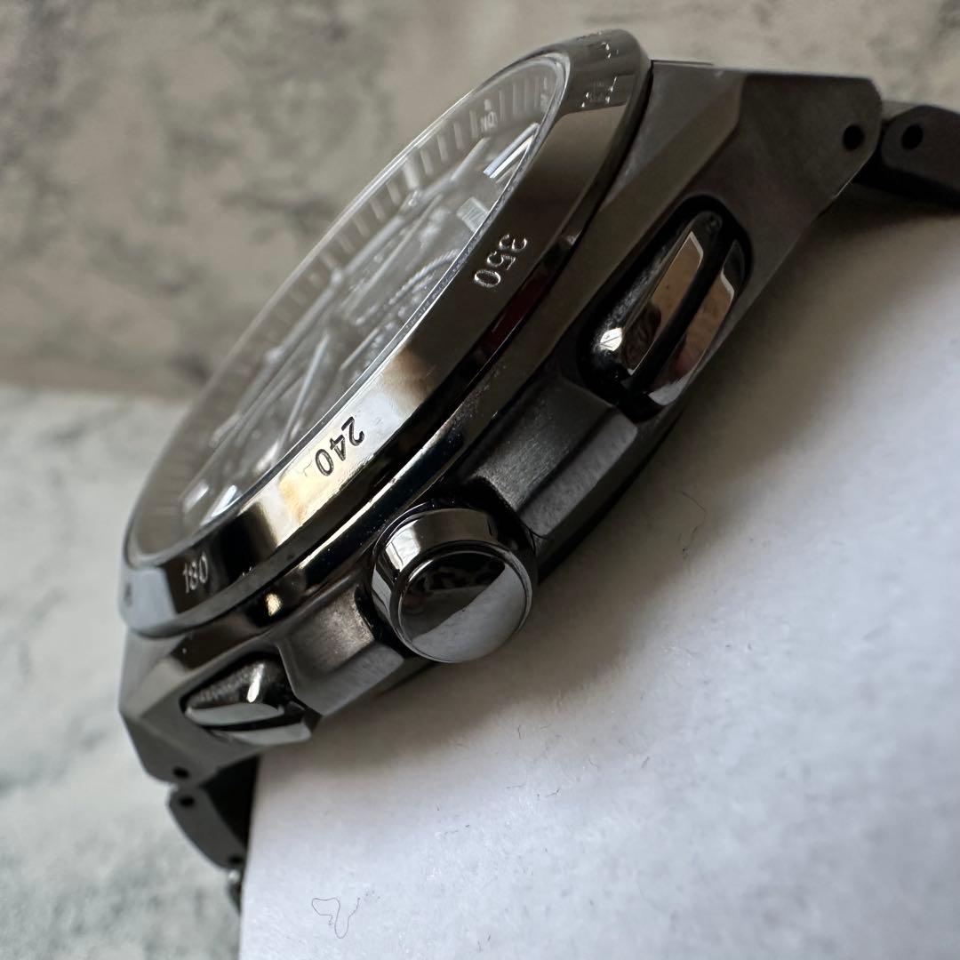 美品 CITIZEN AT3014-54E ブラックチタン ATTESA