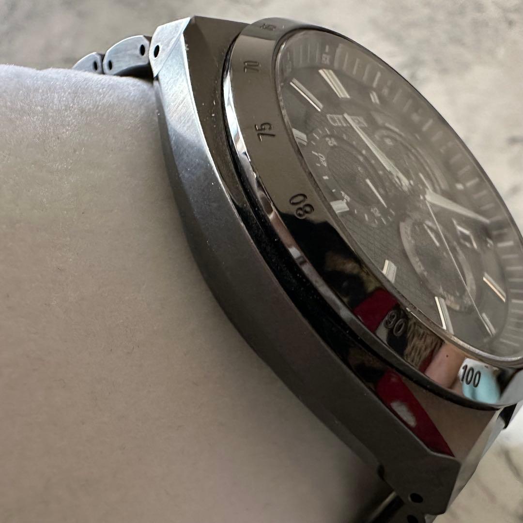 美品 CITIZEN AT3014-54E ブラックチタン ATTESA
