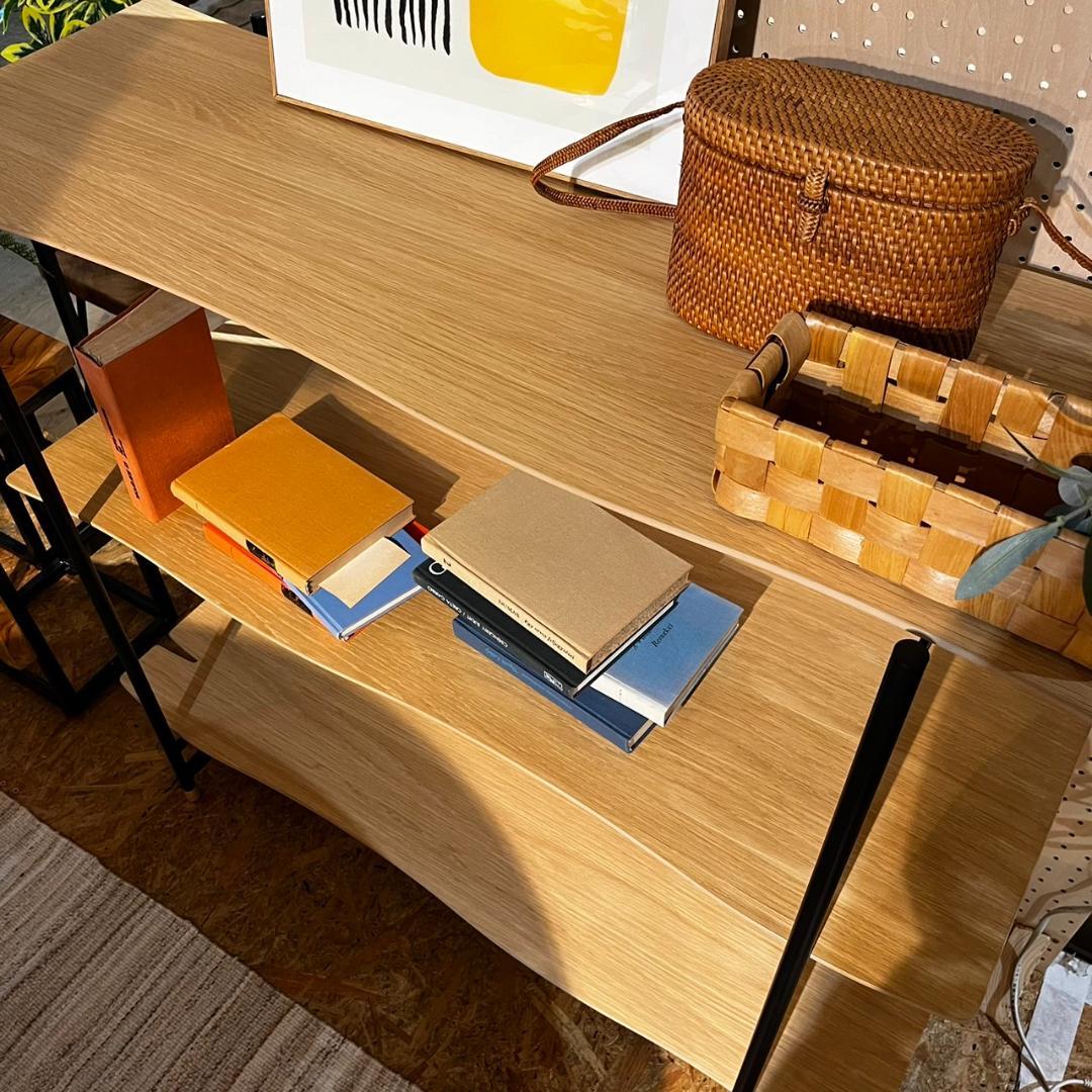 3段 棚 木製 ルカ シェルフ 天板 大きめ おしゃれ JPB-101 N01