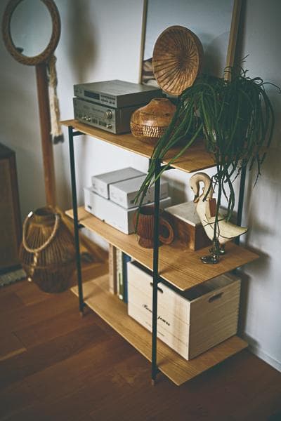 3段 棚 木製 ルカ シェルフ 天板 大きめ おしゃれ JPB-101 N01