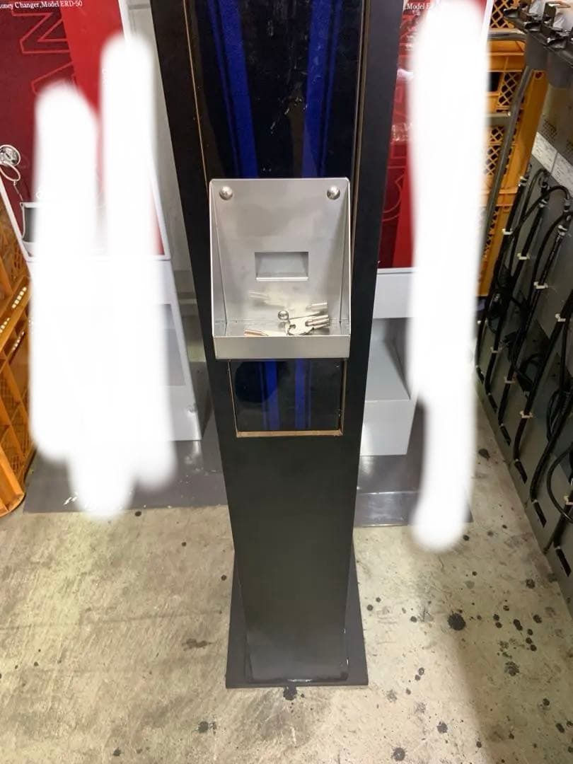 両替機　1000円→100円×10枚　中古架台付　領収書OK