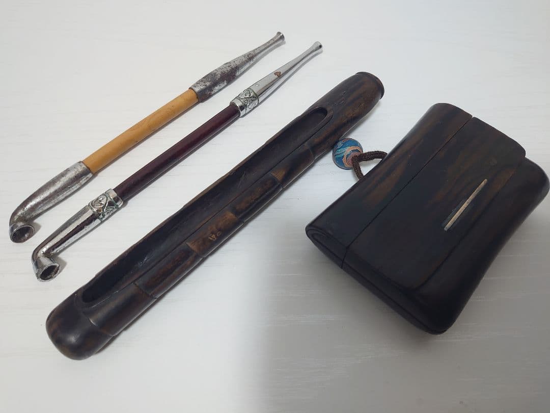 煙管　煙草入れ　セット