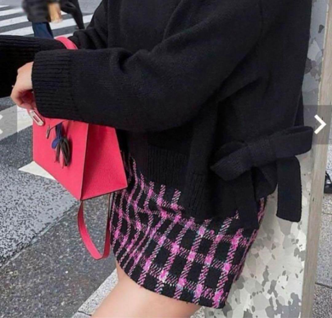 【美品】シェリエ　sheller チェック　キュロット